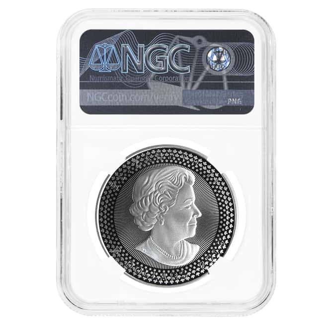 2019 1 oz Modified Silver Maple Leaf NGC PF 70 FD Pride of Two Nations