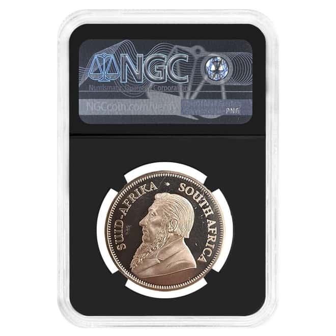 2020 South Africa 1 oz Proof Gold Krugerrand Big 5 Leopard Privy NGC PF 70 FD Tumi Tsehlo