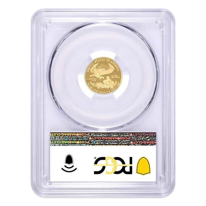 2019 W 1/10 oz $5 Proof Gold American Eagle PCGS PF 70 DCAM