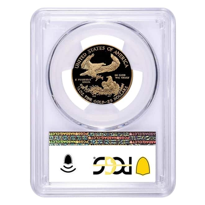 2019 W 1/2 oz $25 Proof Gold American Eagle PCGS PF 70 DCAM