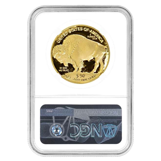 2019 W 1 oz $50 Proof Gold American Buffalo Coin NGC PF 70 UCAM