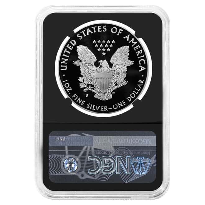 2020-S 1 oz Silver American Eagle NGC PF 70 FR Jones Sign
