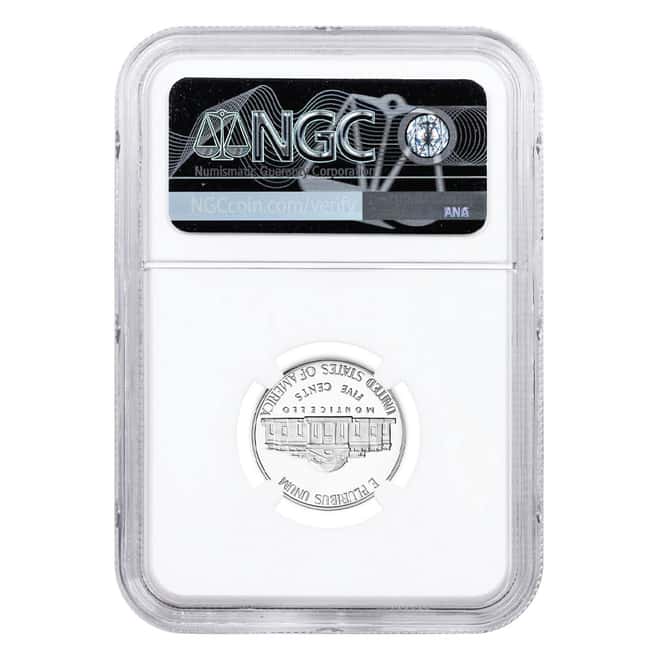 2020-W Jefferson Nickel NGC PF 70 FDOI (w/ 2020-S US Mint Proof 10-Coin Set)