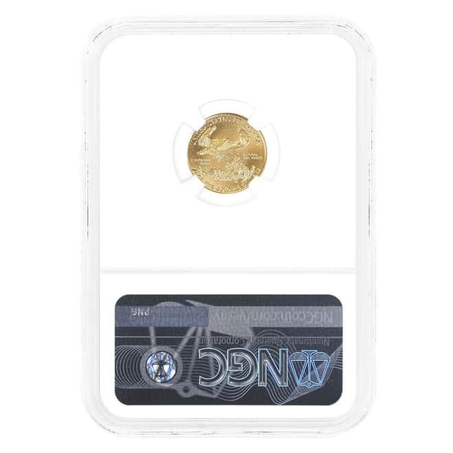 2020 1/10 oz Gold American Eagle NGC MS 70 (Everhart Sign)