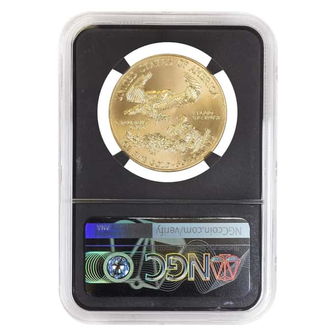2020 1 oz $50 Gold American Eagle NGC MS 70 (Retro, Edmund C. Moy Sign)