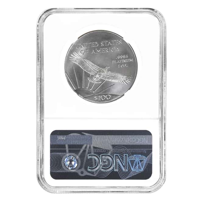 2020 1 oz Platinum American Eagle NGC MS 70 Early Releases