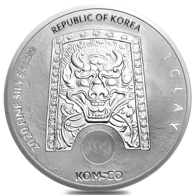 2020 1 oz South Korea Silver ZI:SIN Rattus Medal BU