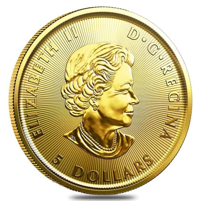 2020 Canada 1/10 oz Polar Bear $5 Gold Coin .9999 Fine BU (Sealed)