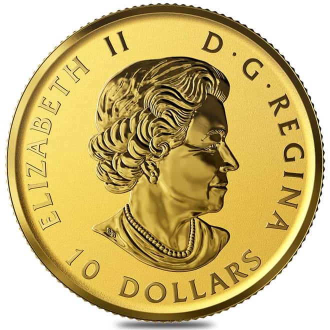 2020 Canada 1/4 oz Woodland Caribou Reverse Proof Gold Coin (Sealed)