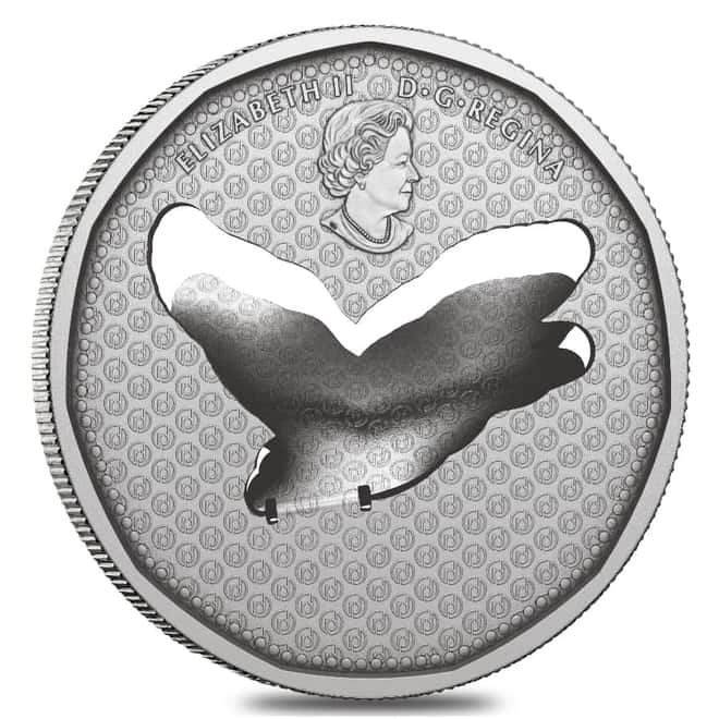 2020 Canada 59.5 gram Silver Flying Loon - Pop Up Coin .9999 Fine (w/Box & COA)