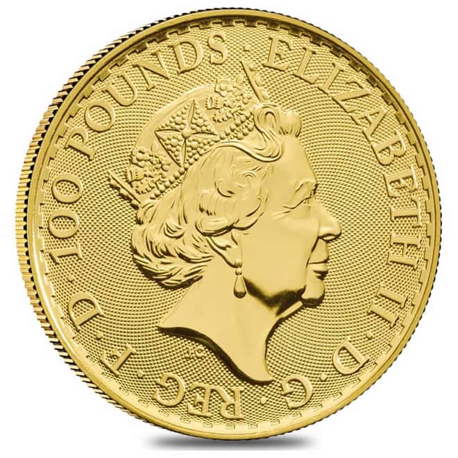 2020 Great Britain 1 oz Gold Britannia Oriental Border Coin .9999 Fine BU