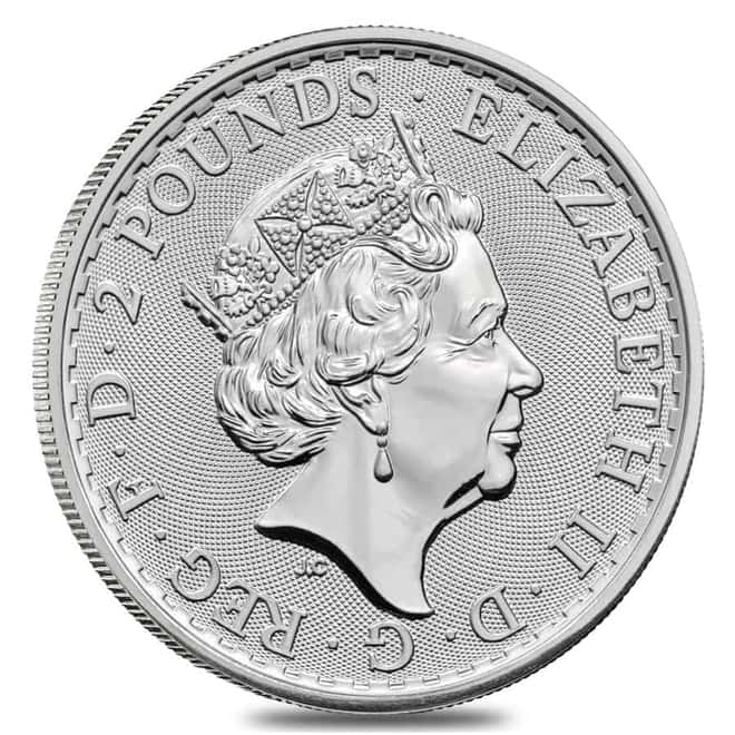 2020 Great Britain 1 oz Silver Britannia Oriental Border Coin .999 Fine BU
