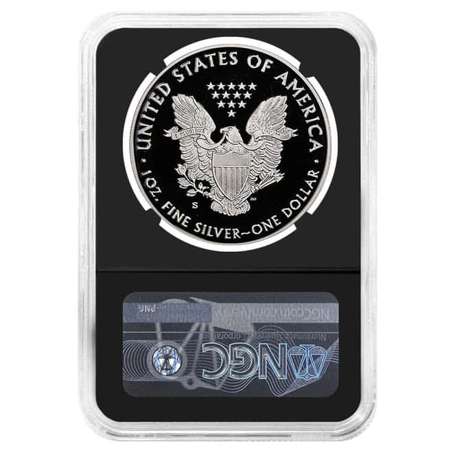 2020-S 1 oz Proof Silver American Eagle NGC PF 70 FDOI (Moy)