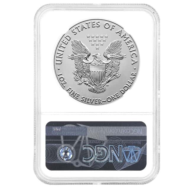 2020 (P) 1 oz Silver Eagle NGC MS 70 FD Mercanti Sign - Emergency Production