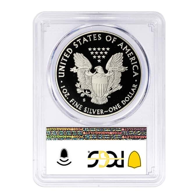 2020-S 1 oz Proof Silver American Eagle PCGS PF 70 DCAM