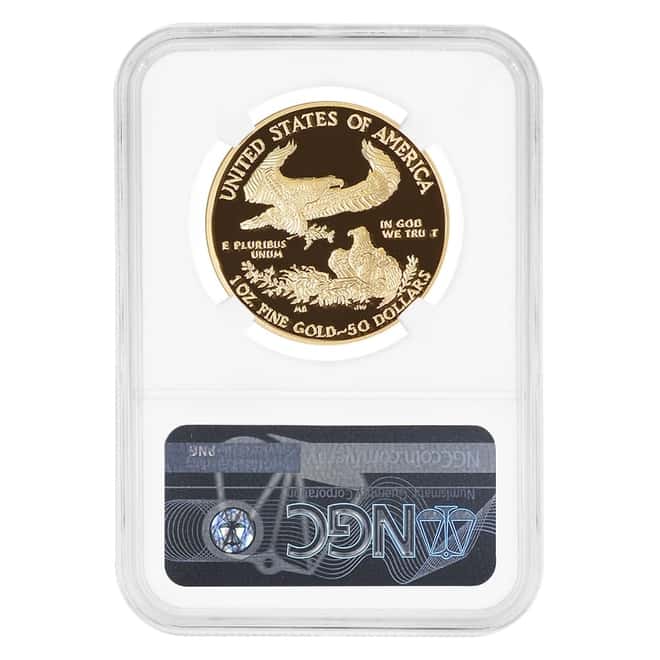 2020-W 1 oz $50 Proof Gold American Eagle NGC PF 70 UCAM