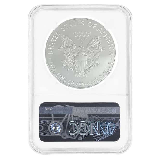 2020-W 1 oz Burnished Silver American Eagle NGC MS 69