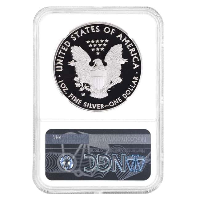 2020-W 1 oz Proof Silver American Eagle NGC PF 70 FDOI (Moy)