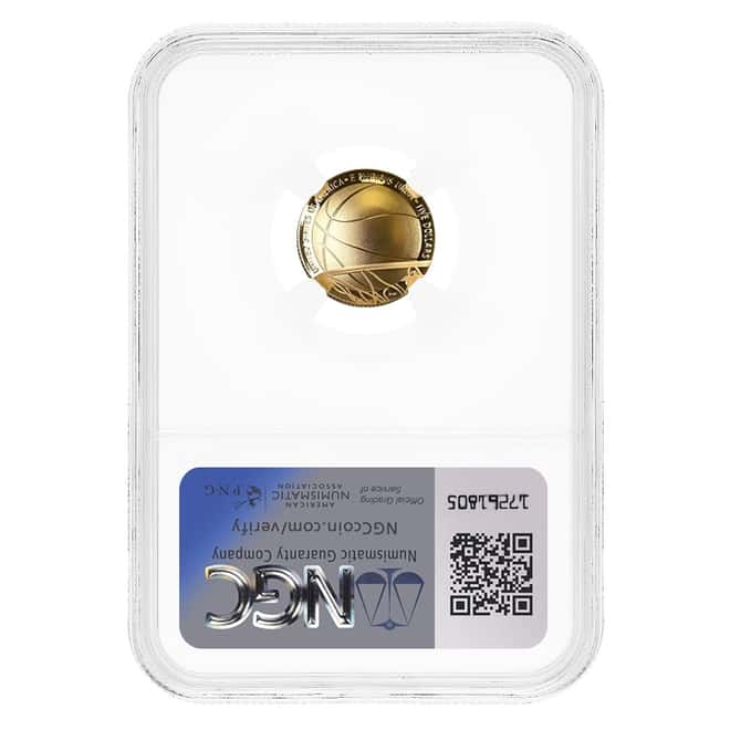 2020-W $5 Gold Basketball Hall of Fame Proof Coin NGC PF 70 UCAM