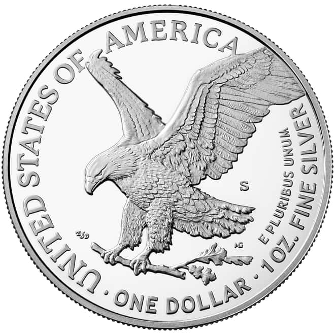 2021-S 1 oz Proof Silver American Eagle Type 2 PCGS PF 69 FS (SF Label)
