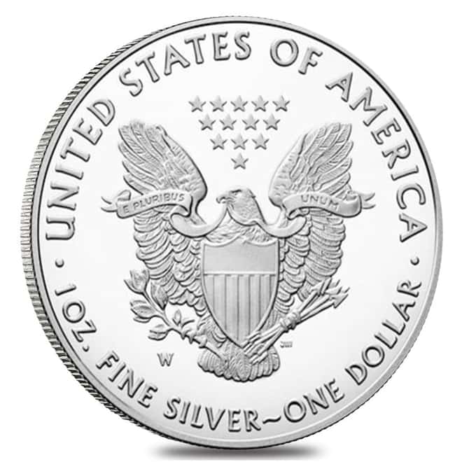 2021-W 1 oz Proof Silver American Eagle Congratulations Set