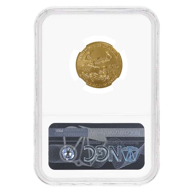 2021 1/4 oz Gold American Eagle NGC MS 70 (Don Everhart Sign)