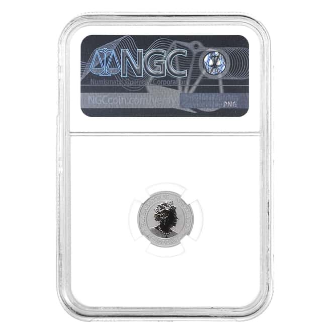 2021 1/10 oz Australian Platinum Kookaburra Perth Mint NGC MS 70 FDOI