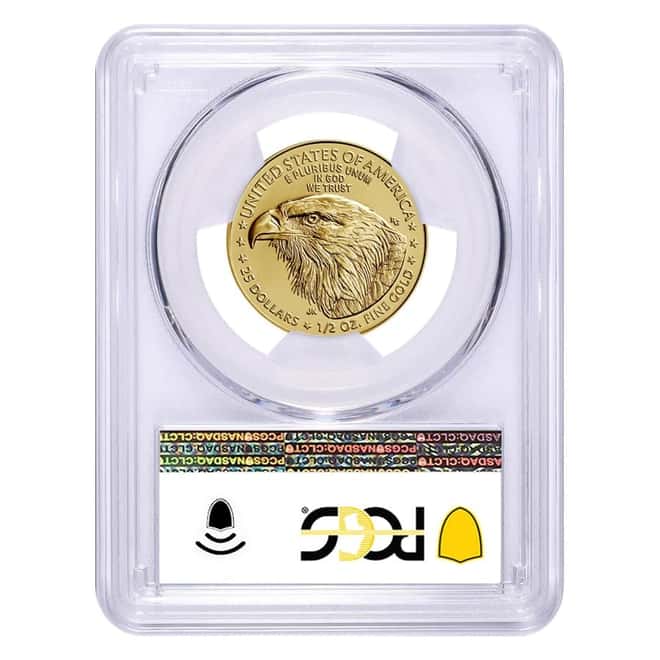 2021 1/2 oz Gold American Eagle Type 2 PCGS MS 70