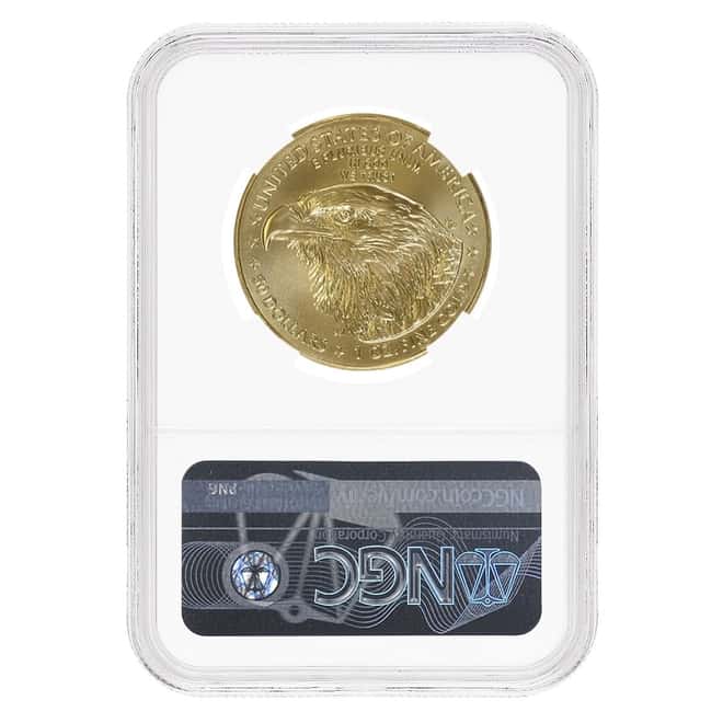 2021 1 oz Gold American Eagle Type 2 NGC MS 69