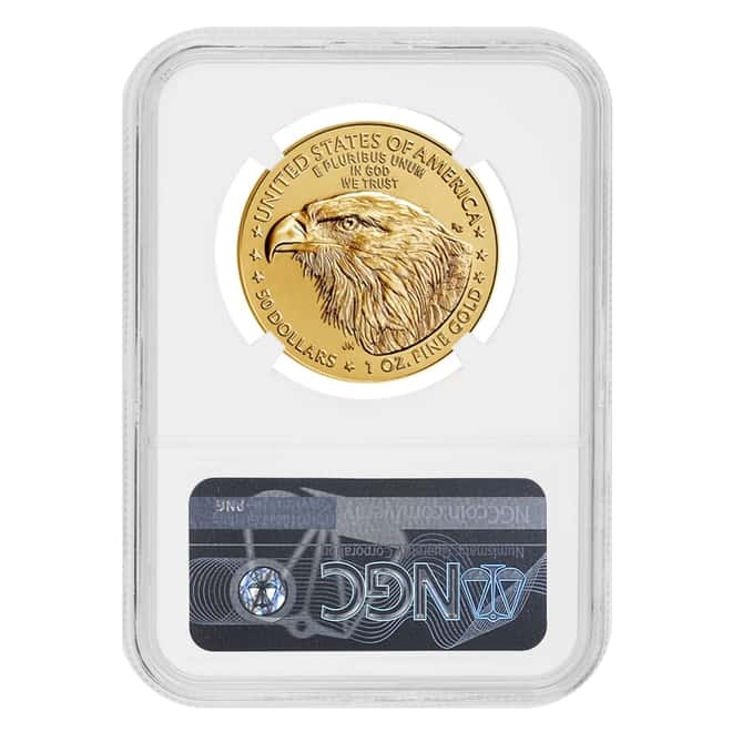 1 oz $50 Gold American Eagle NGC MS 70 FDOI (Random Year)