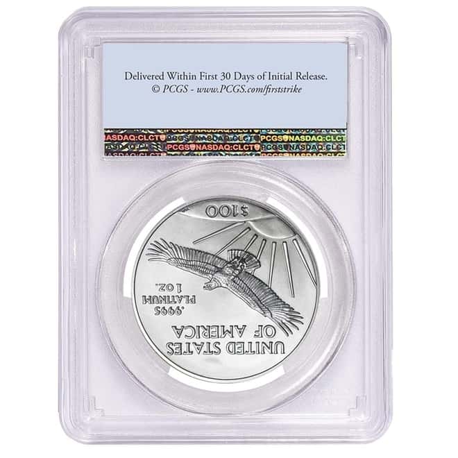 2021 1 oz Platinum American Eagle PCGS MS 69 First Strike
