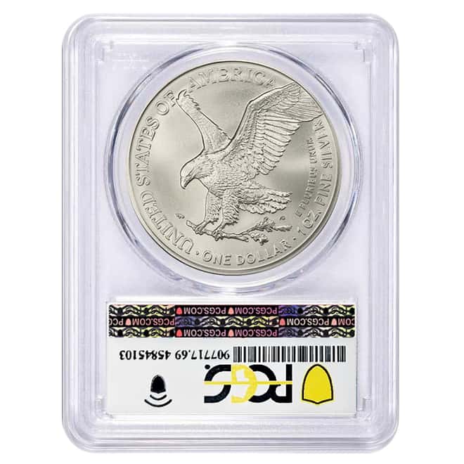 2021 1 oz Silver American Eagle At Dusk & At Dawn T-2 PCGS MS 69