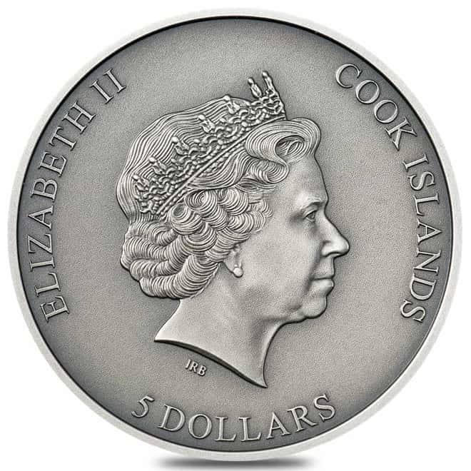 2021 1 oz Silver La Cienega Meteorite Coin Cook Islands .999 Fine (w/Box & COA)