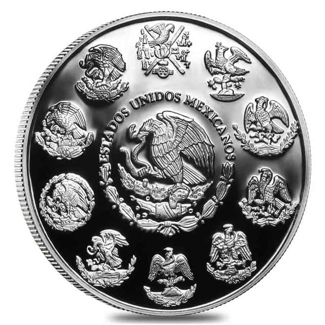 2021 2 oz Mexican Silver Libertad Coin .999 Fine Proof (In Cap)