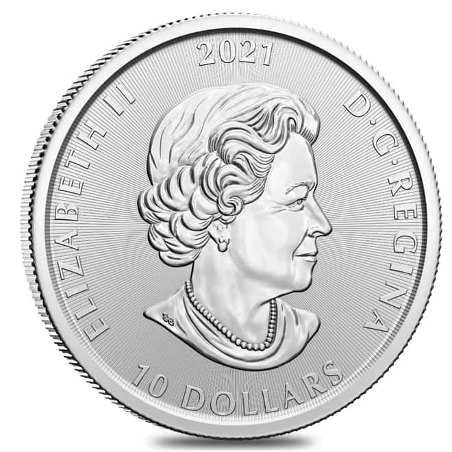 Monster Box of 280 - 2021 2 oz Royal Canadian Creatures of the North Series Werewolf Silver Coin BU (20 Roll, Tube of 14)