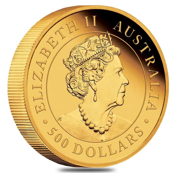 2021 5 oz Proof Gold Australian Koala Perth Mint Coin .9999 Fine (w/Box & COA)
