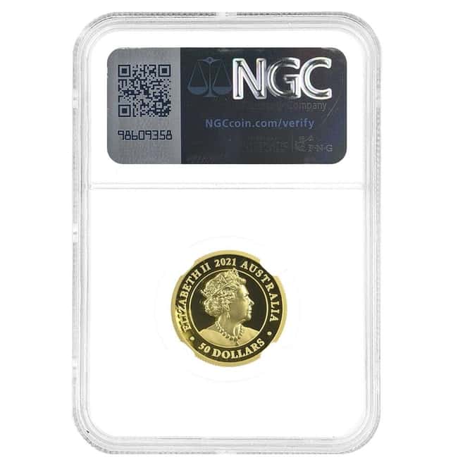 2021 Australia Proof Piedfort Gold Sovereign 95th Birthday Perth Mint NGC PF 70 UCAM