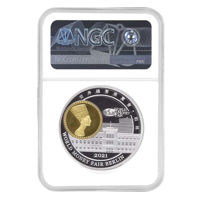 2021 China 50 gram Panda Silver Medal Berlin WMF NGC PF 70 FD