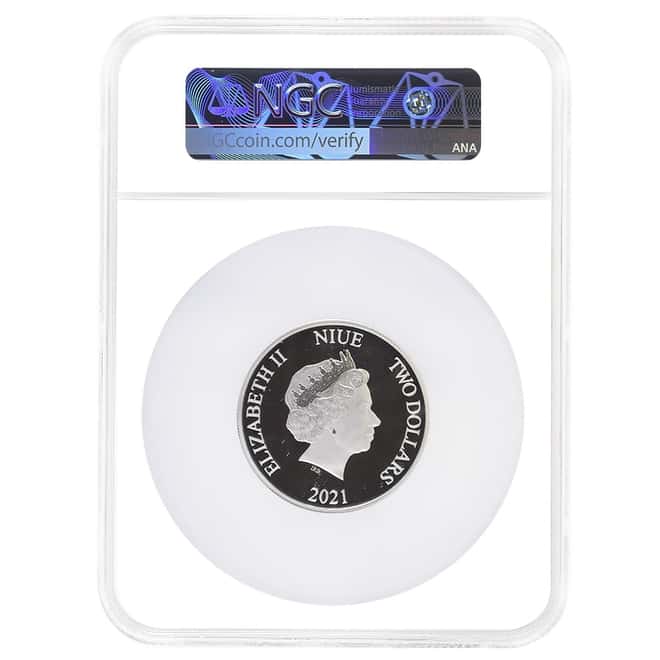 2021 Niue 1 oz DC Comics Wonder Woman Silver Coin NGC PF 70 UCAM