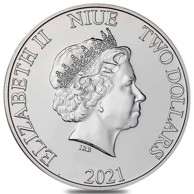 2021 Niue 1 oz Disney Lion King Hakuna Matata Silver Coin BU