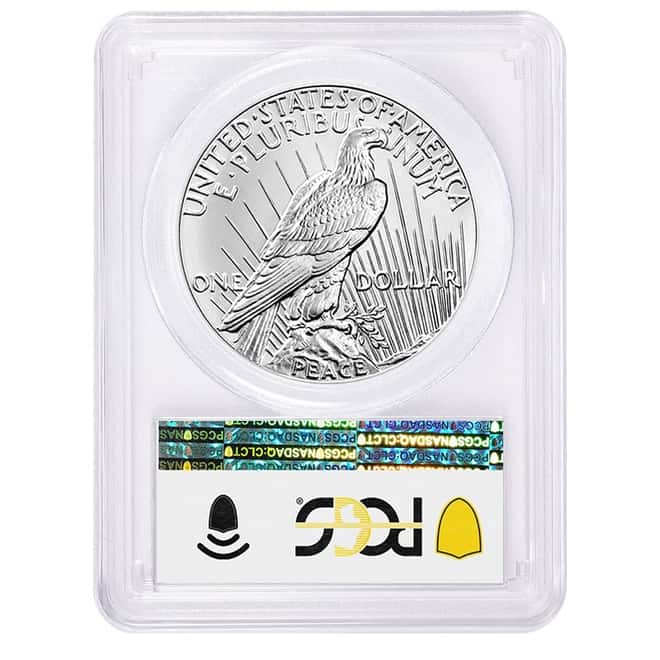 2021 Peace Silver Dollar Centennial PCGS MS 70 FS (Peace Label)