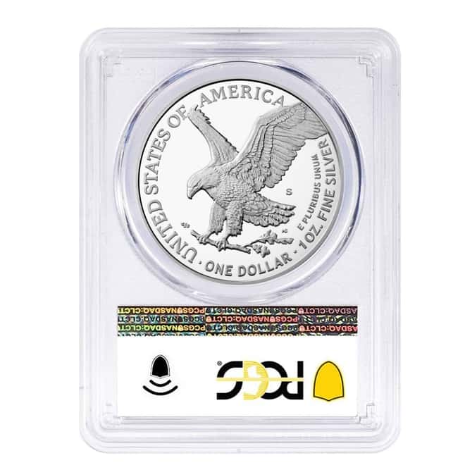 2021 S 1 oz Proof Silver American Eagle Type 2 Limited Edition PCGS PF 69 DCAM