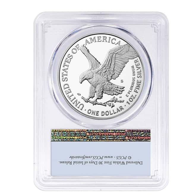 2021 S 1 oz Proof Silver American Eagle Type 2 Limited Edition PCGS PF 69 FS