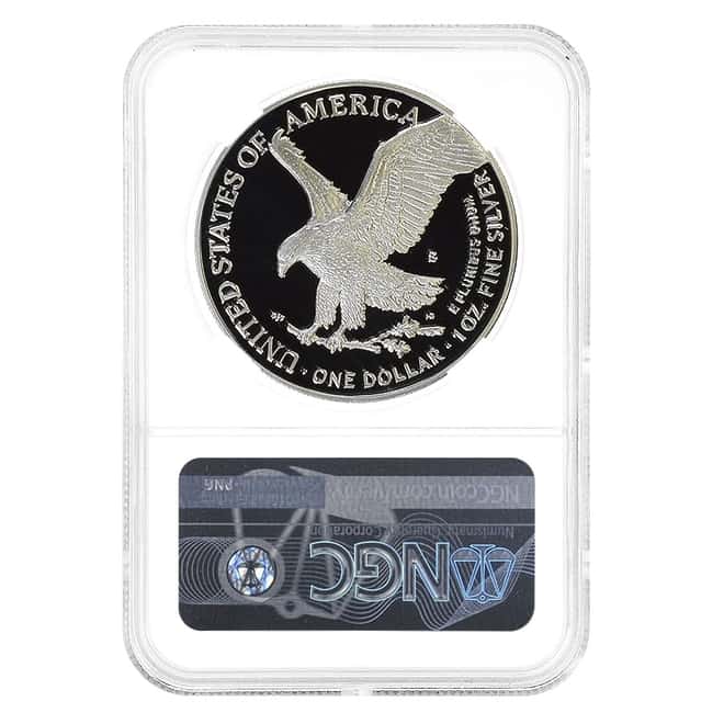 2021-S 1 oz Proof Silver American Eagle Type 2 NGC PF 70 UCAM