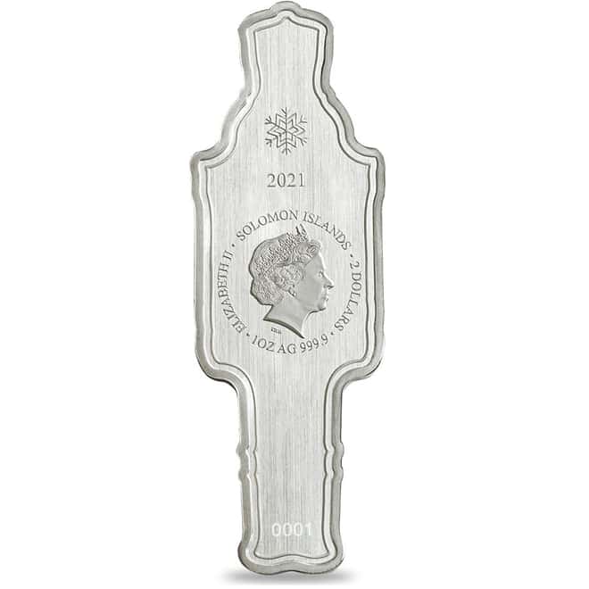 2021 Solomon Islands 1 oz Nutcracker Soldier Silver Coin .9999 Fine (w/Box & COA)
