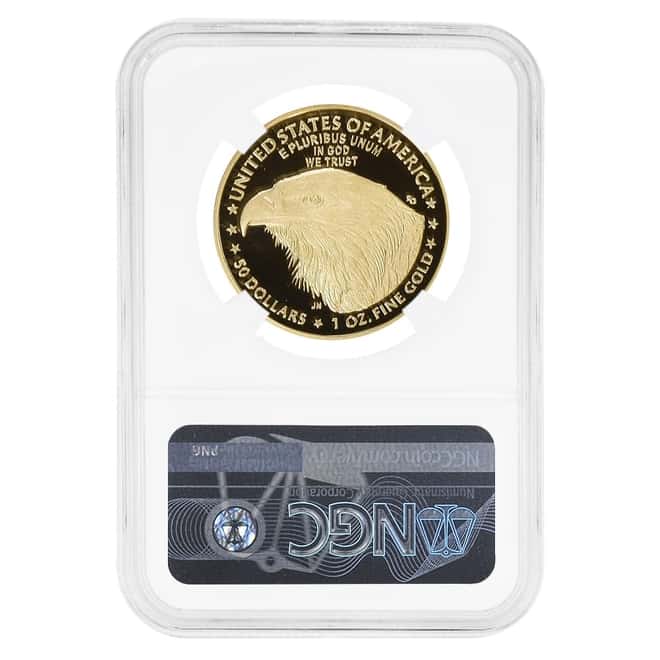 2021-W 1 oz $50 Proof Gold American Eagle Type 2 NGC PF 70 UCAM