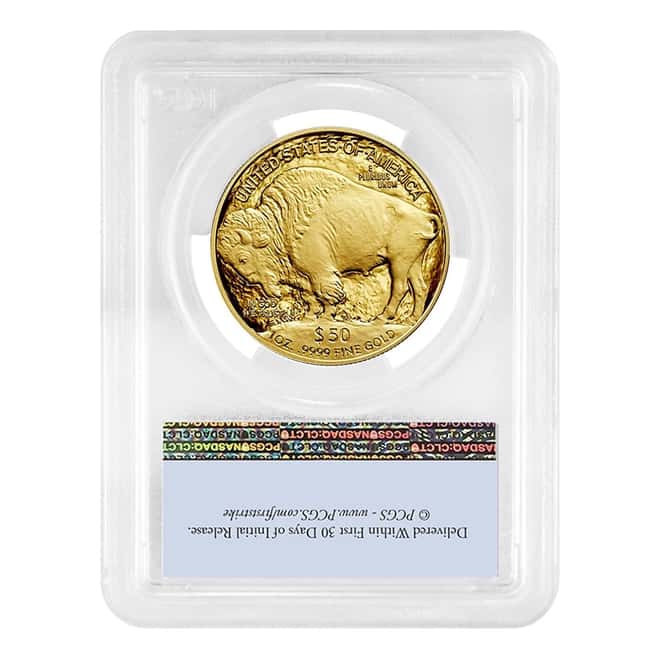 2022-W 1 oz $50 Proof Gold American Buffalo PCGS PF 70 FS (Buffalo Label)