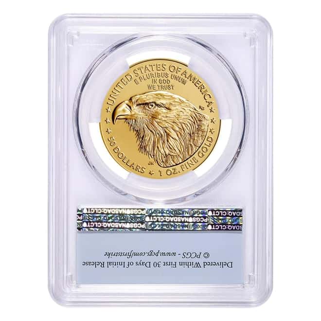 2022 1 oz Gold American Eagle PCGS MS 70 First Strike
