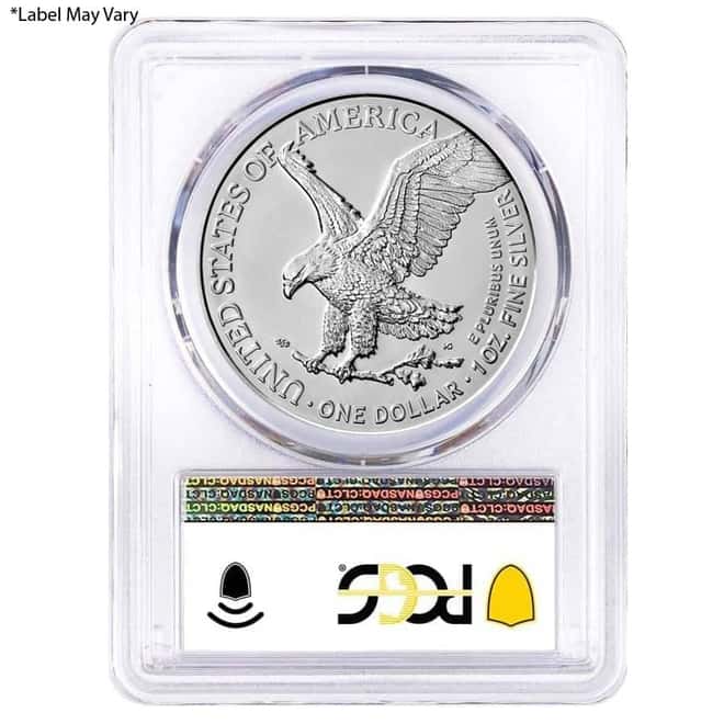 2022 1 oz Silver American Eagle $1 Coin PCGS MS 70