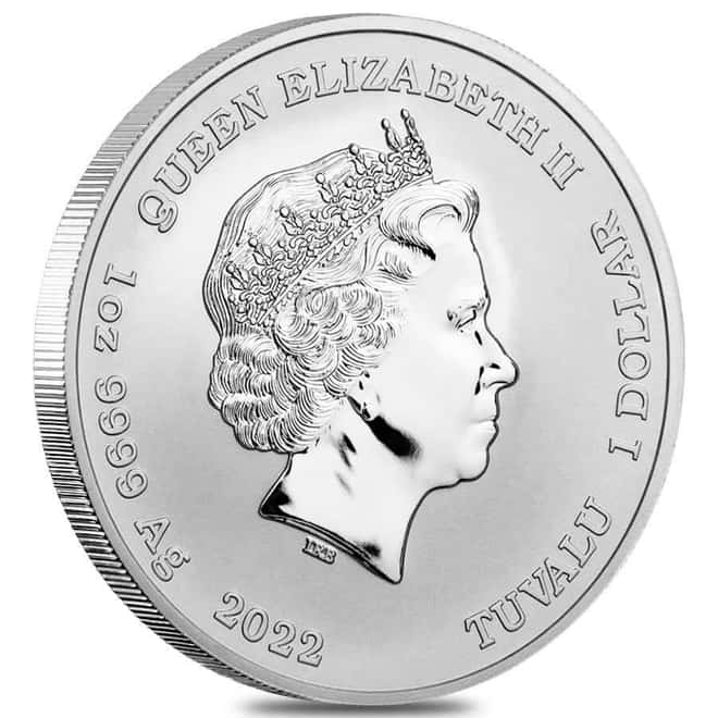 2022 1 oz Tuvalu Chun-Li Street Fighter™ Silver Coin BU